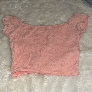 Hollister Crochet crop top